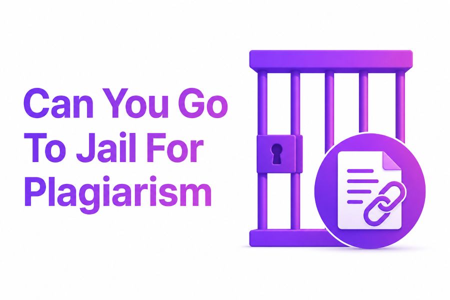 Can you go to jail for plagiarism