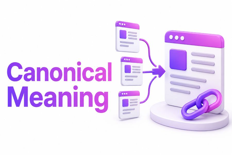 Canonical meaning definition, uses, and examples in SEO and technology